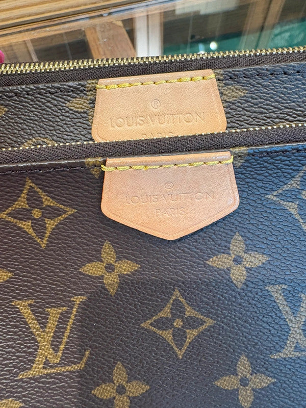 MULTIPOCHETTE LV tracolla rosa