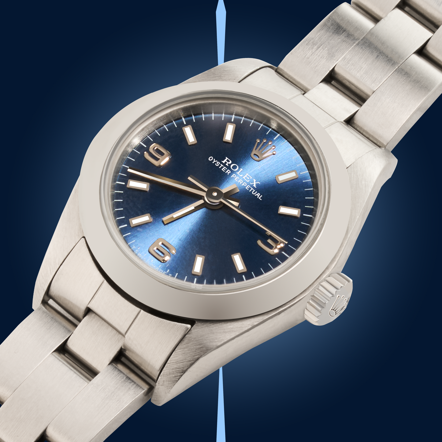 ROLEX PICCOLO Q BLUE
