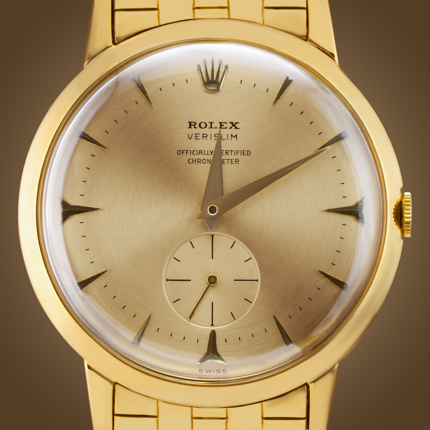 ROLEX ORO Q BEIGE