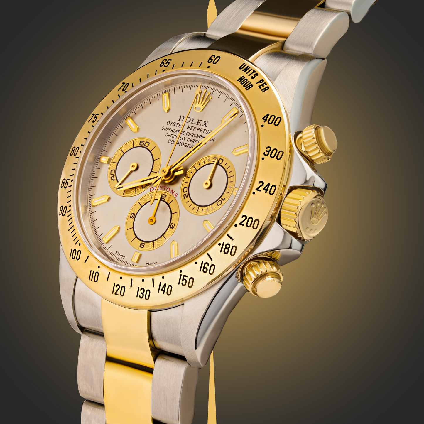 ROLEX DAYTONA ARGENTO ORO