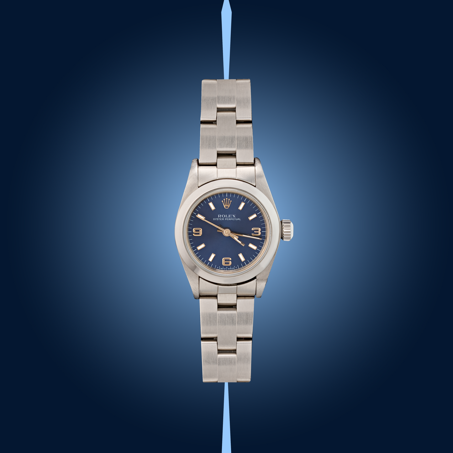 ROLEX PICCOLO Q BLUE