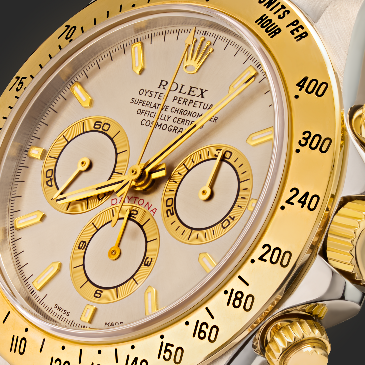 ROLEX DAYTONA ARGENTO ORO