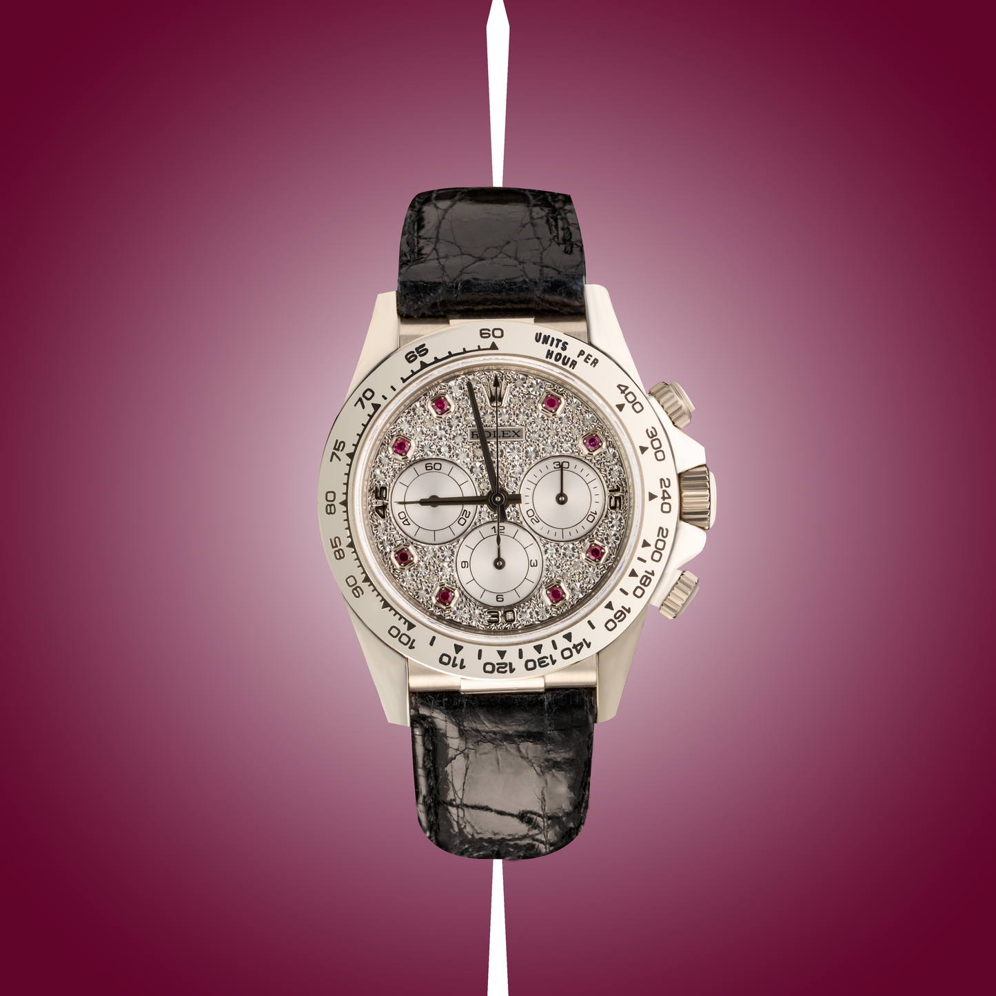 ROLEX CI PELLE Q DIAMANTI ROSA