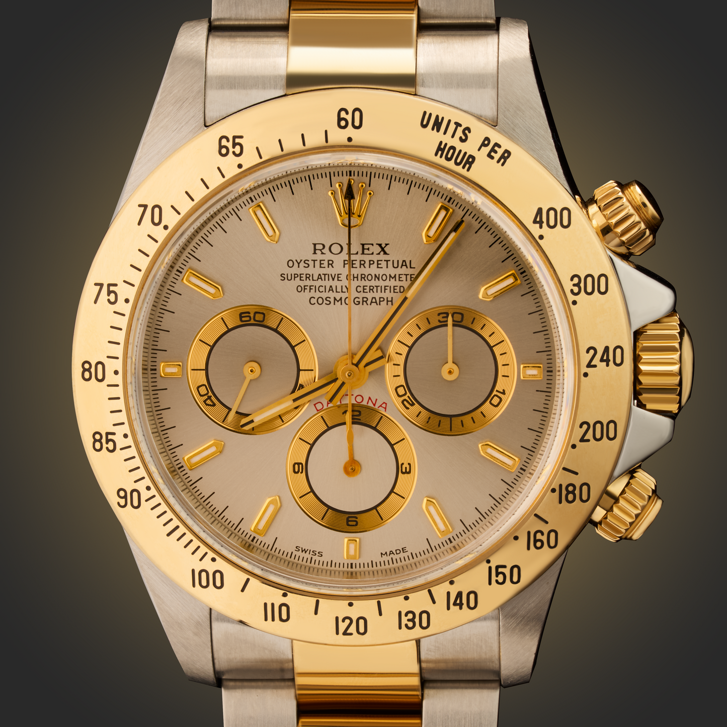 ROLEX DAYTONA ARGENTO ORO