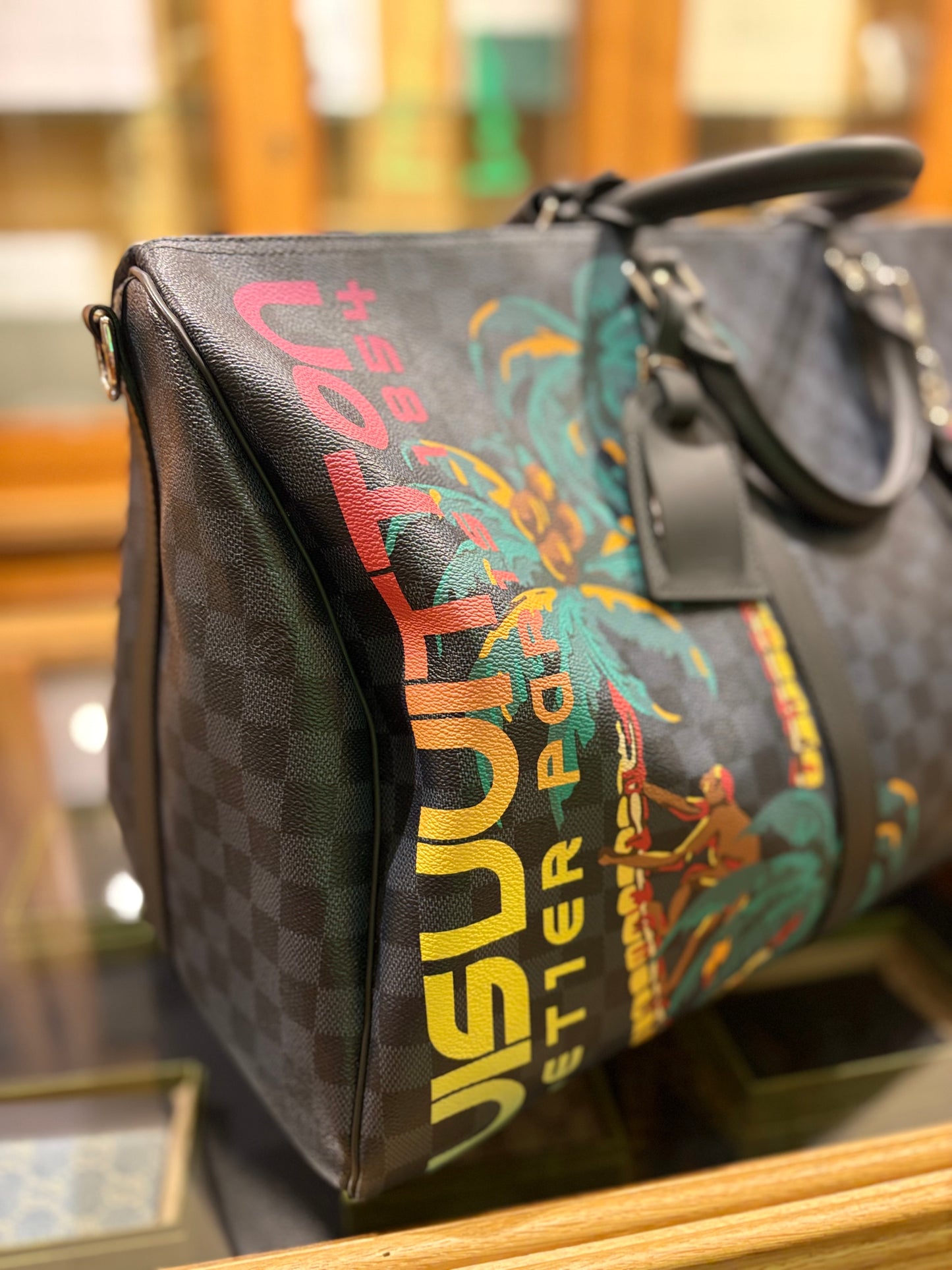 Louis Vuitton keepall 55 limited edition jungle