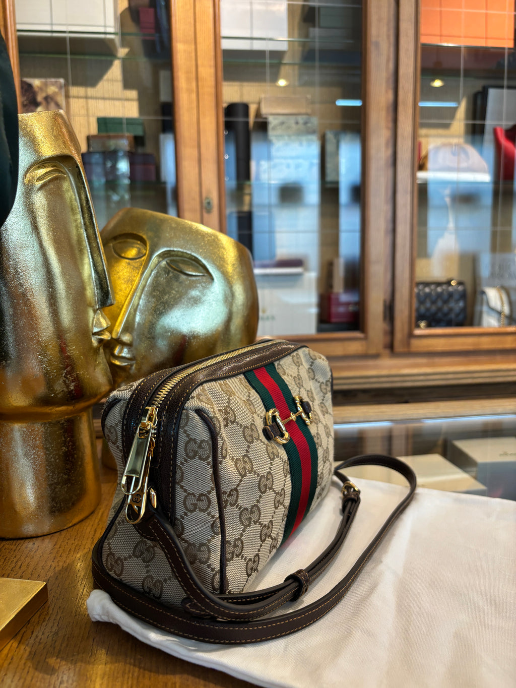 Camera bag Gucci Horsebit Web