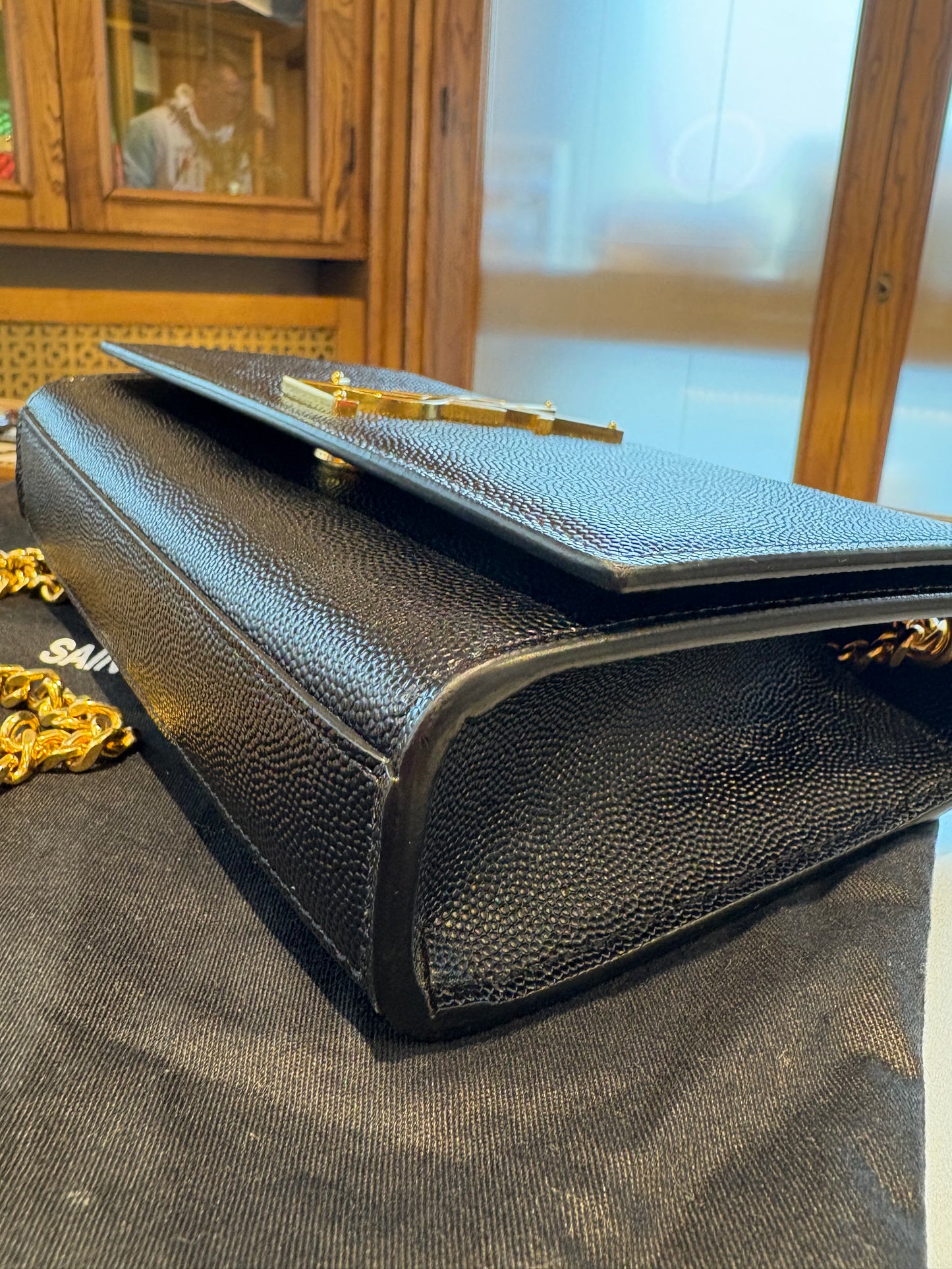 Ysl Kate small nera in minuteria oro full set