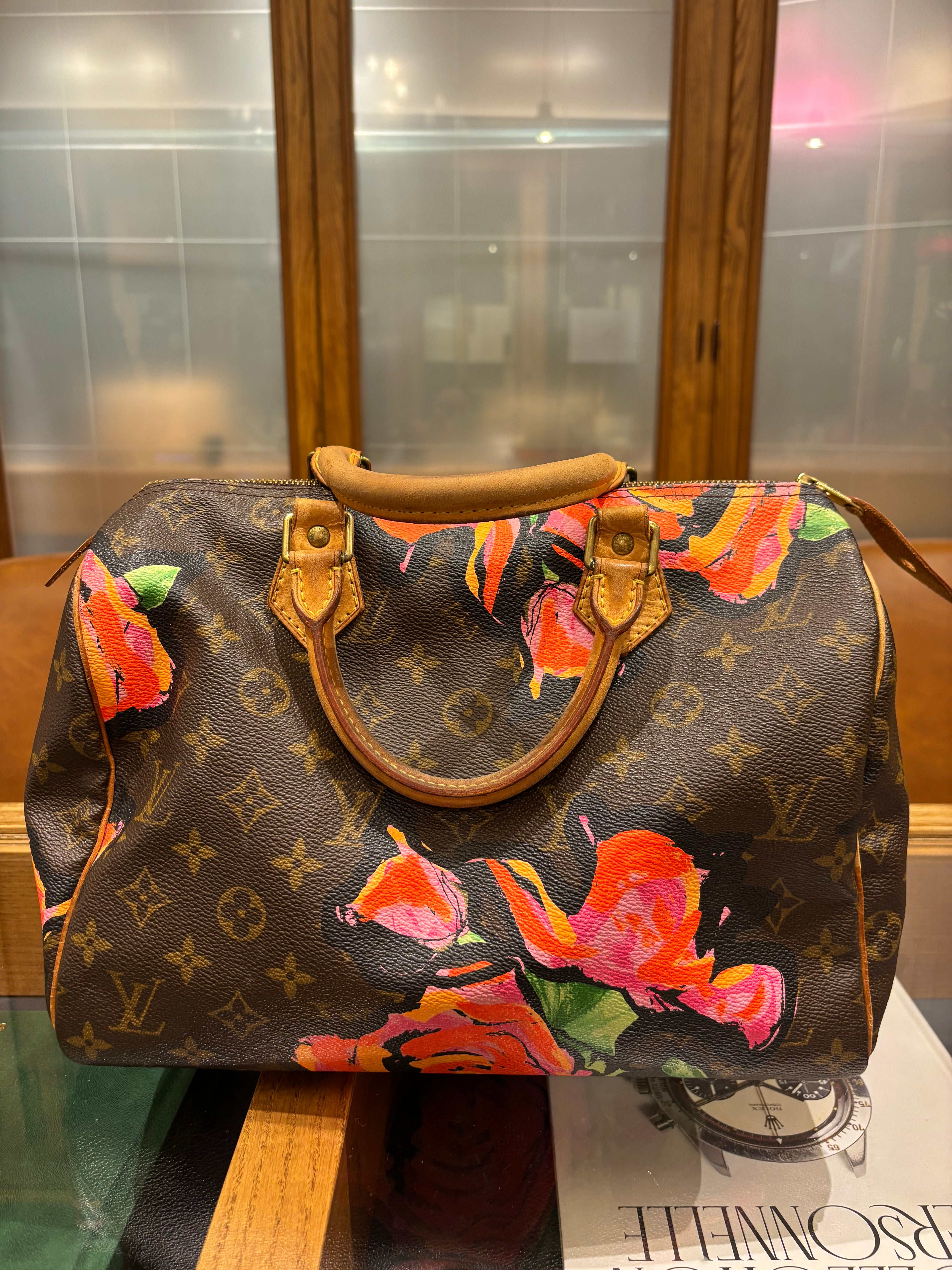 Louis Vuitton Speedy 30 Monogram Roses