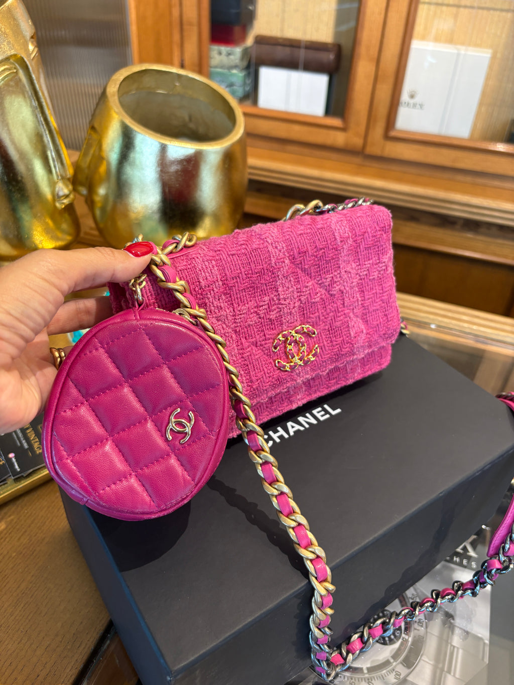 Chanel 19 Wallet on Chain