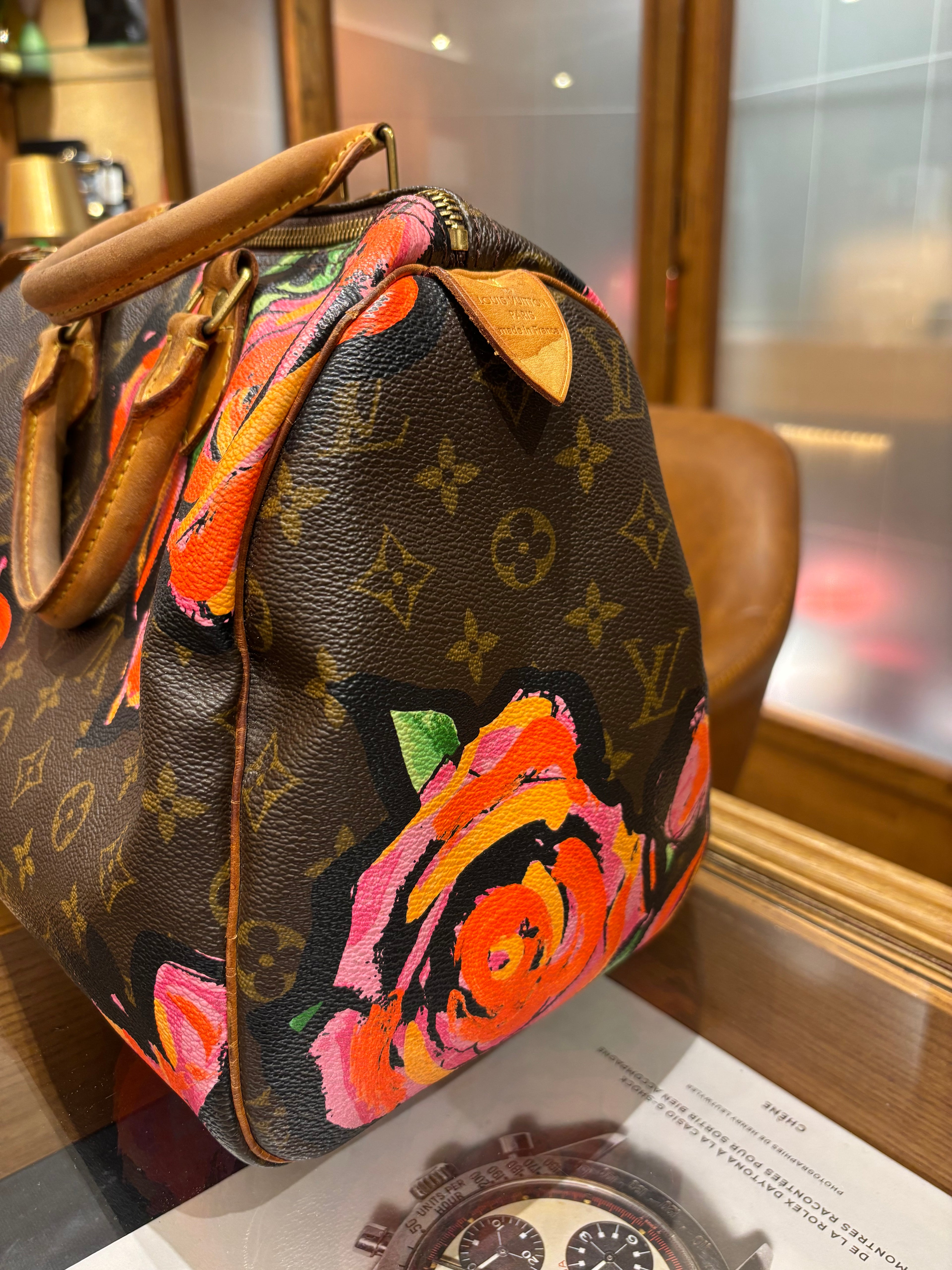 Louis Vuitton Speedy 30 Monogram Roses