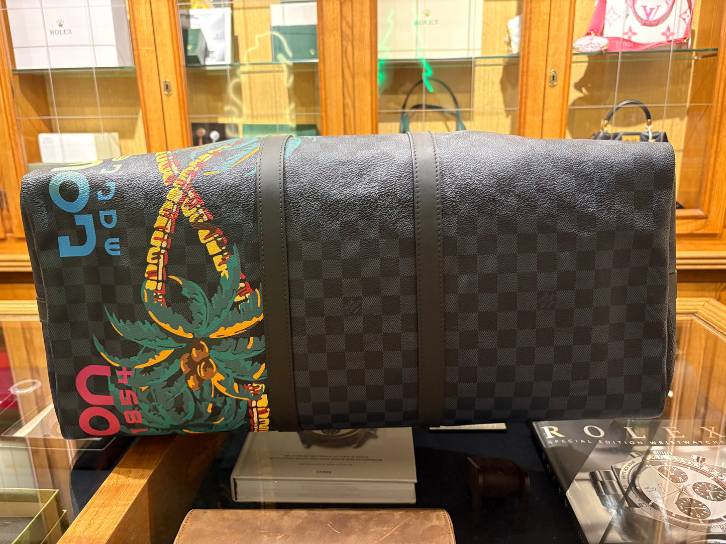 Louis Vuitton keepall 55 limited edition jungle
