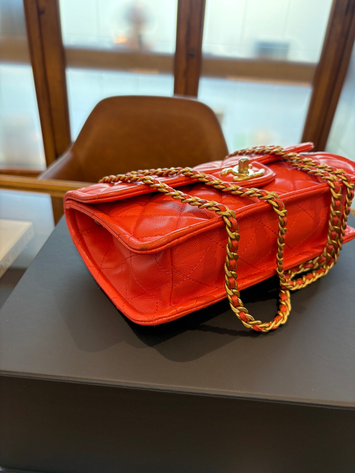 Chanel Classica corallo