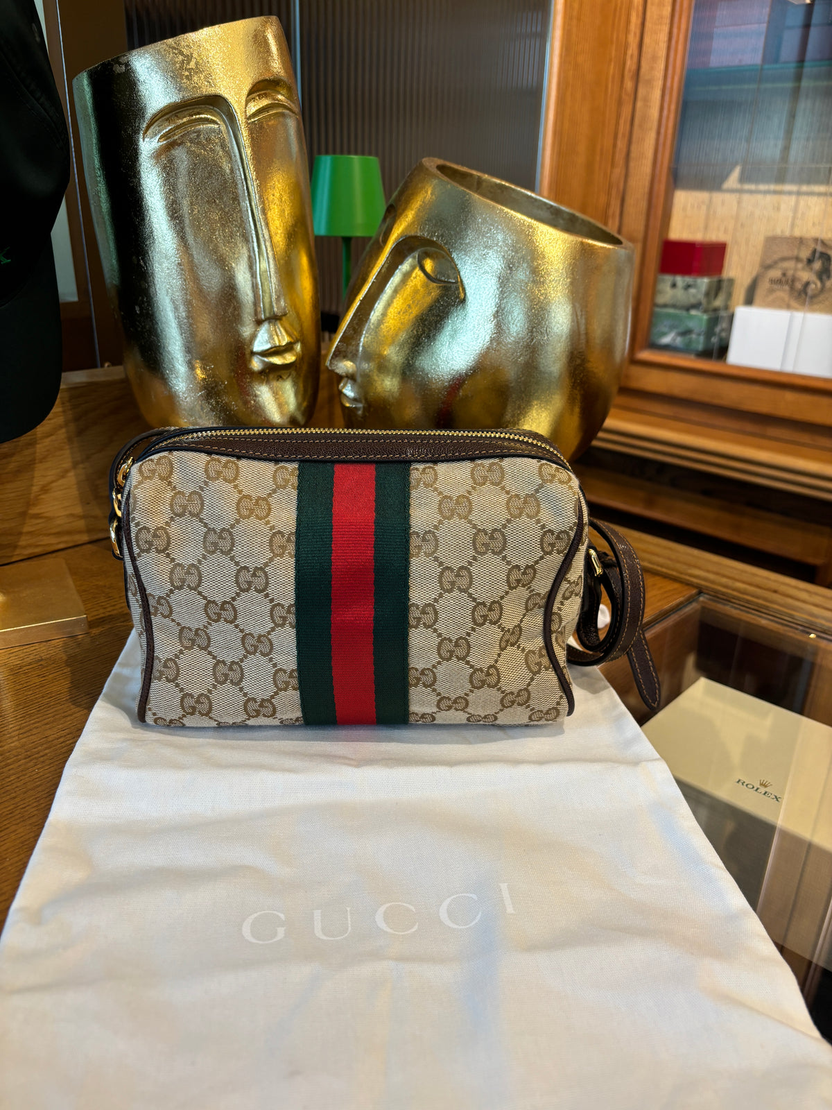 Camera bag Gucci Horsebit Web