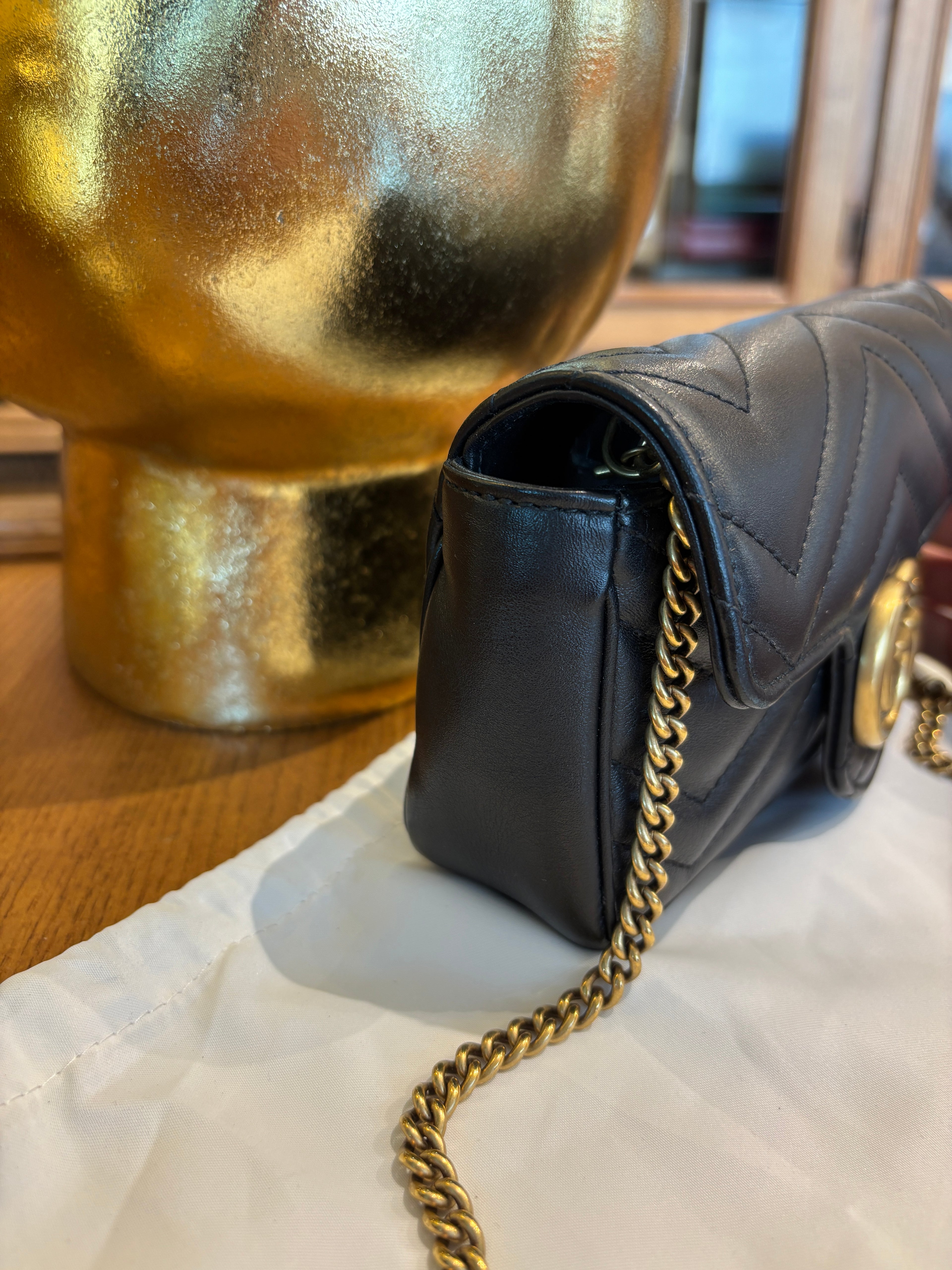 Mini borsa a spalla GG Marmont