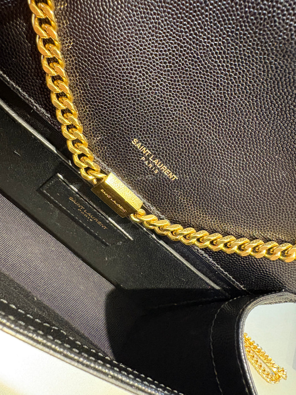 Ysl Kate small nera in minuteria oro full set