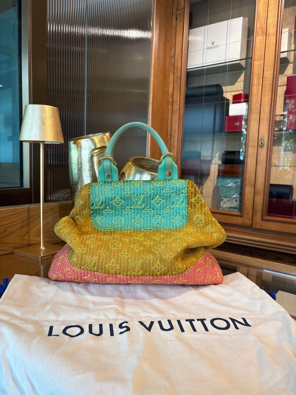 Louis Vuitton Richard Prince Monogram Motard Firebird Pastel in edizione limitata.