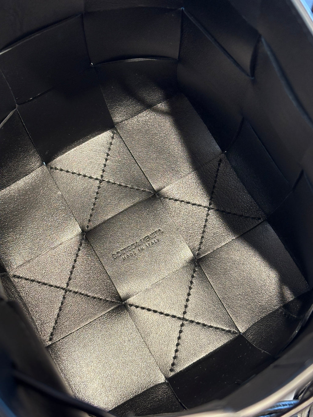 Secchiello nero Bottega Veneta