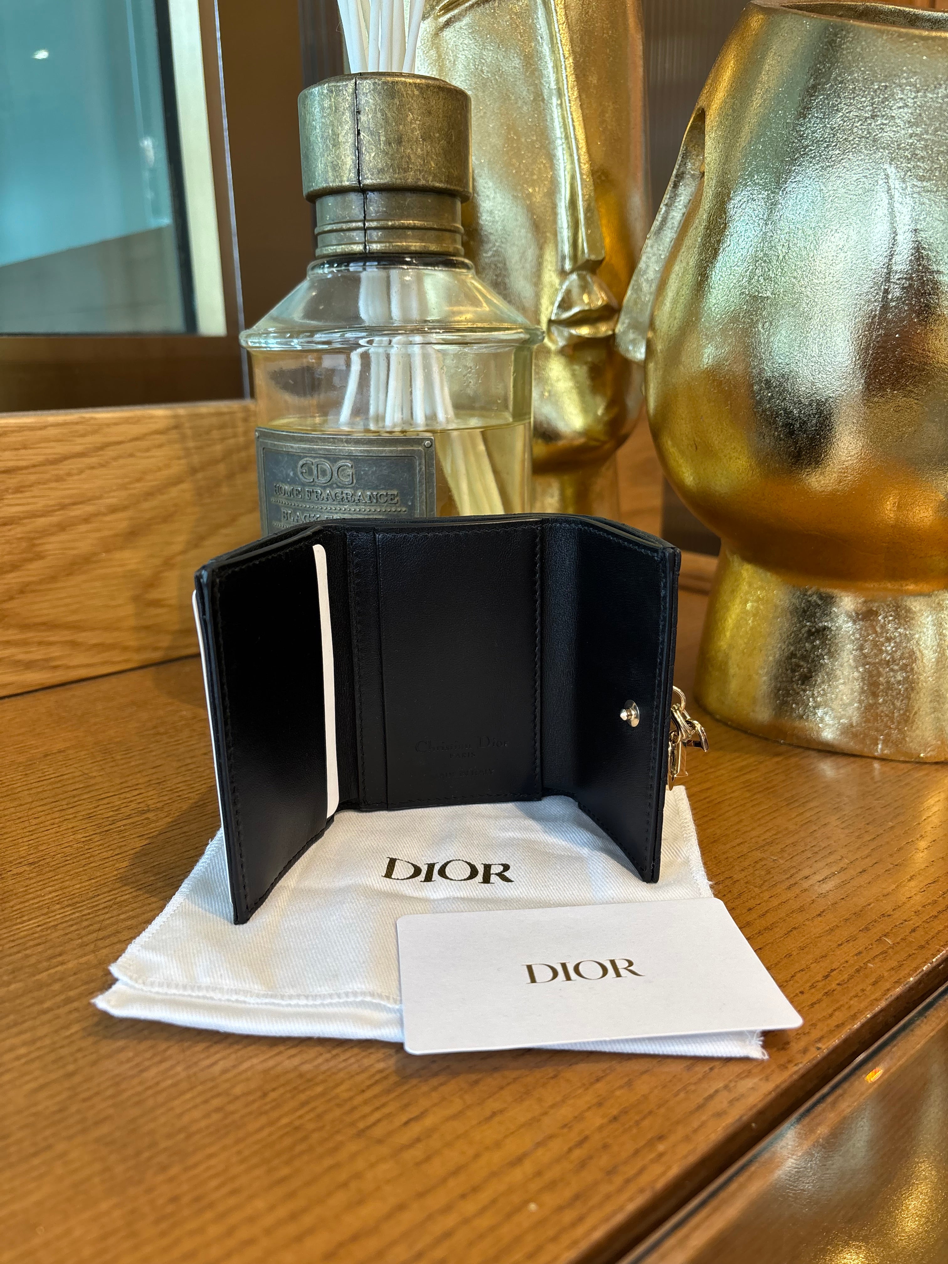 Portafoglio Dior nero