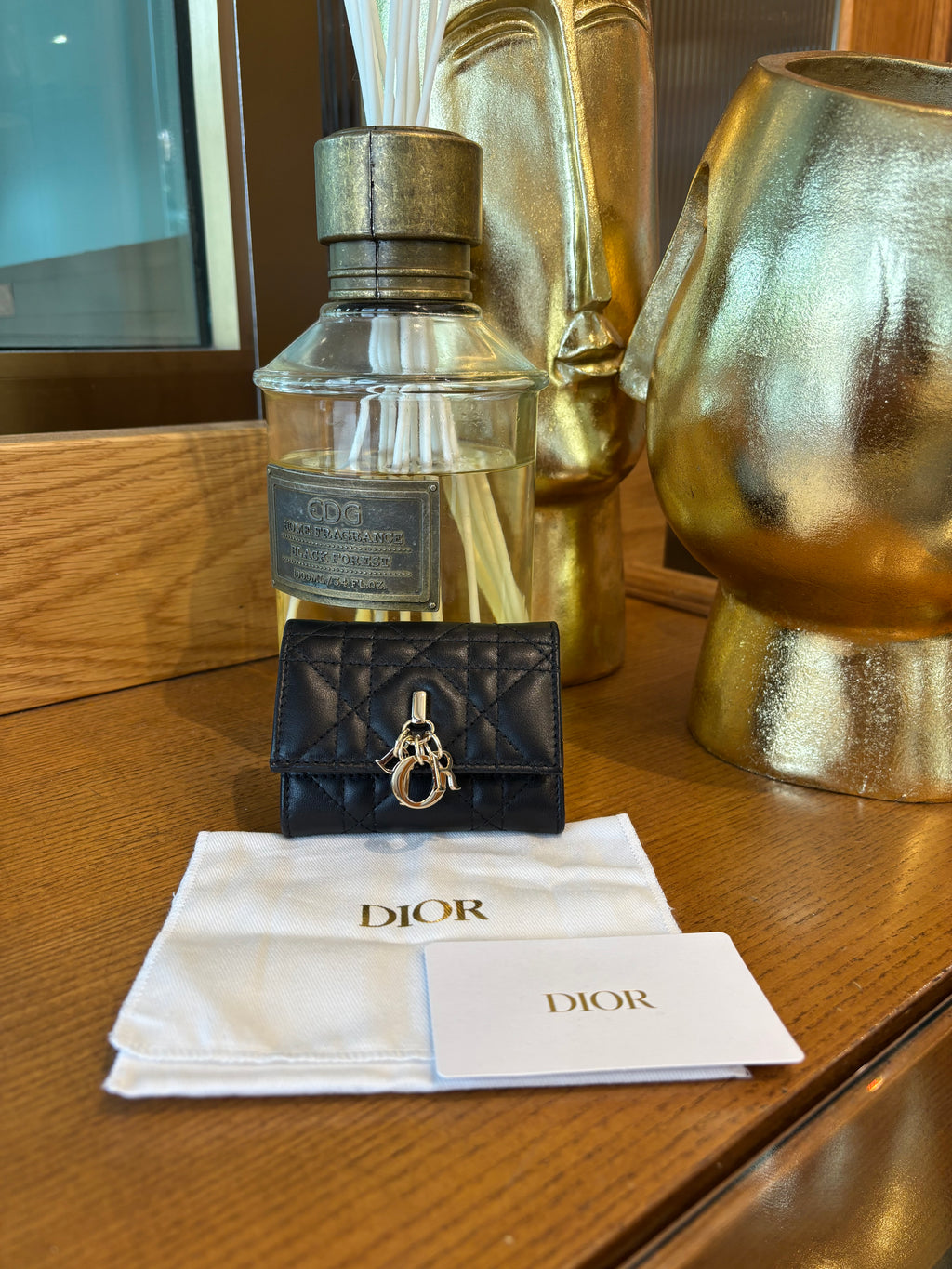 Portafoglio Dior nero
