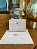 Portafoglio Dior rosa cipria