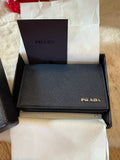 Prada mini portafoglio blu