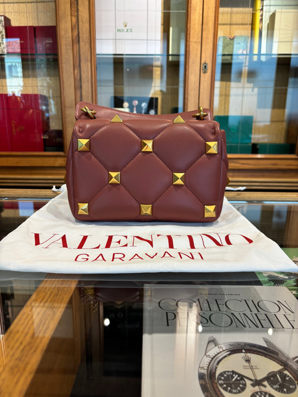 Valentino rockstud color mattone