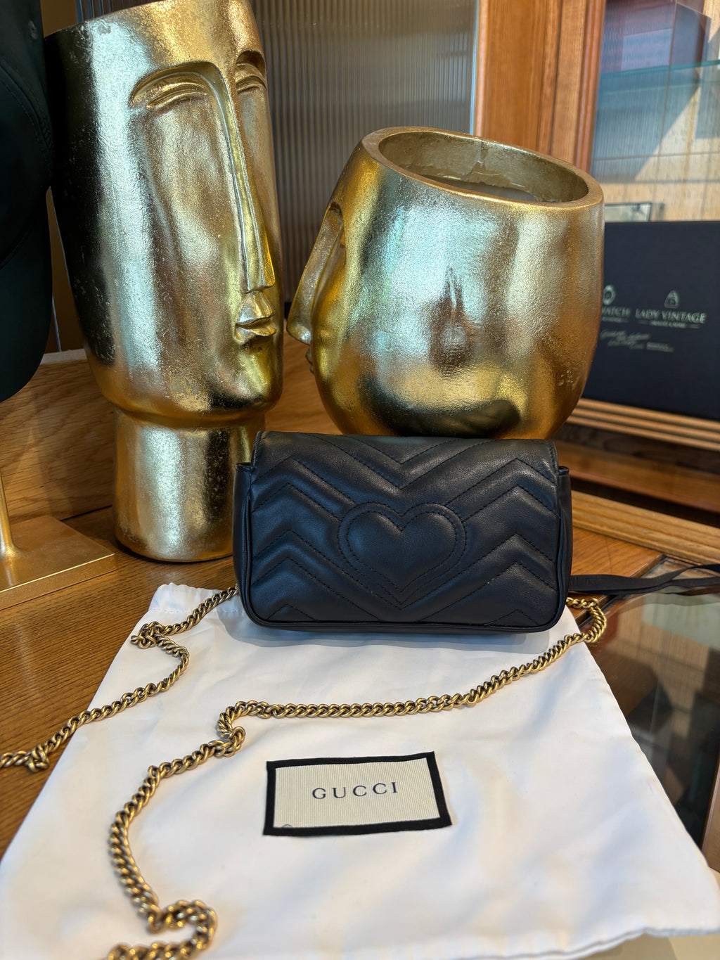 Mini borsa a spalla GG Marmont