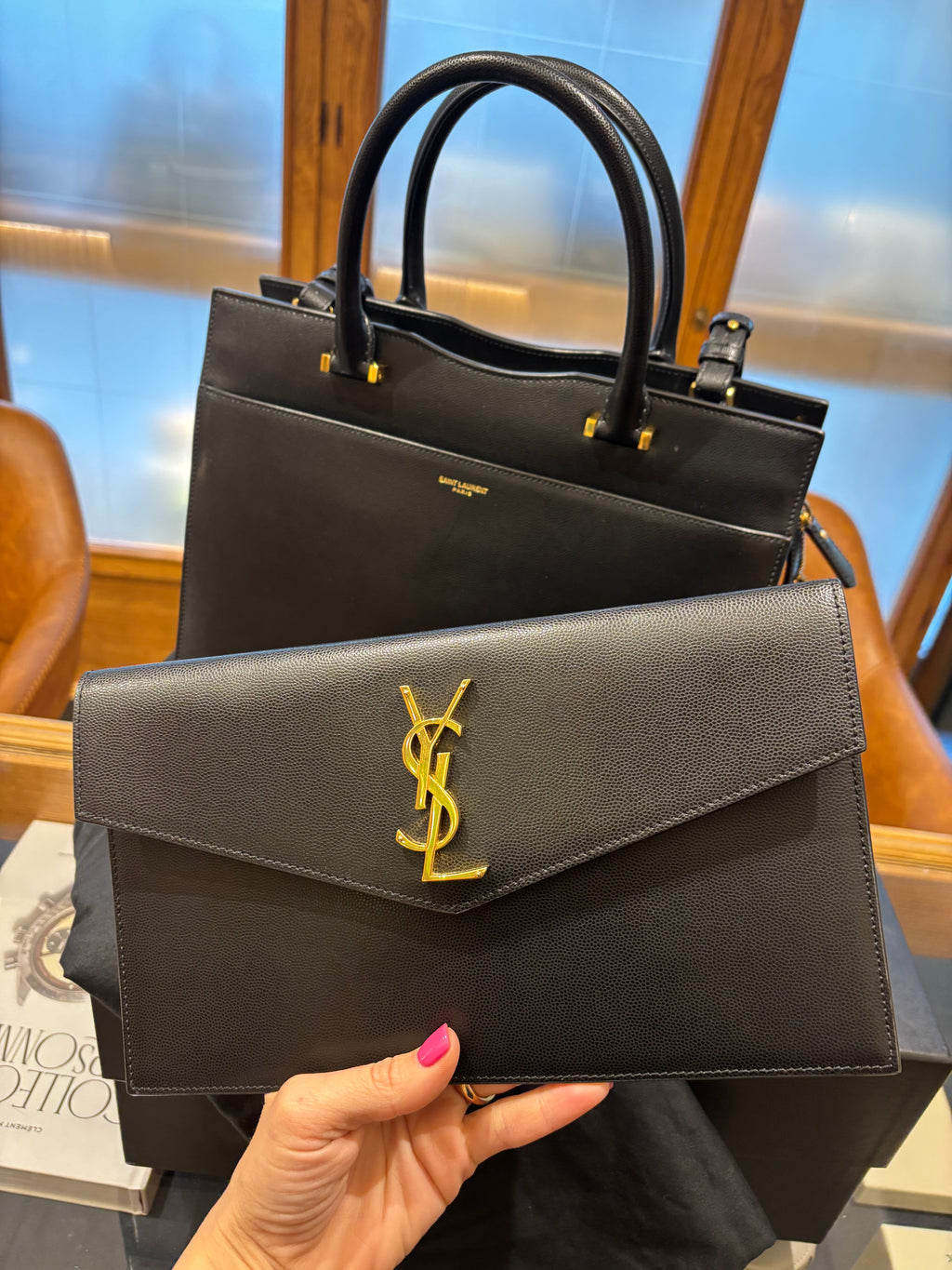 Ysl uptown tote