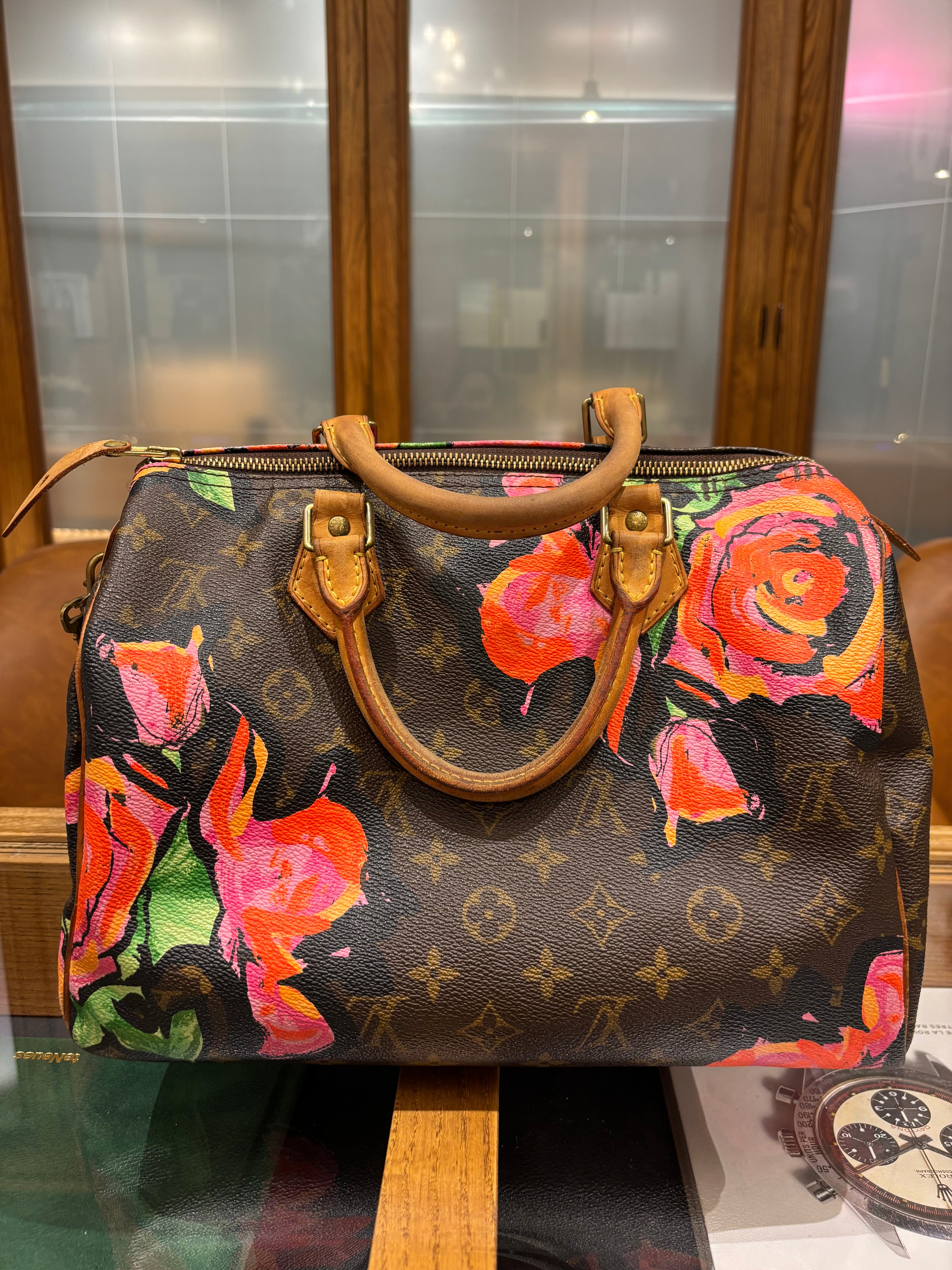 Louis Vuitton Speedy 30 Monogram Roses