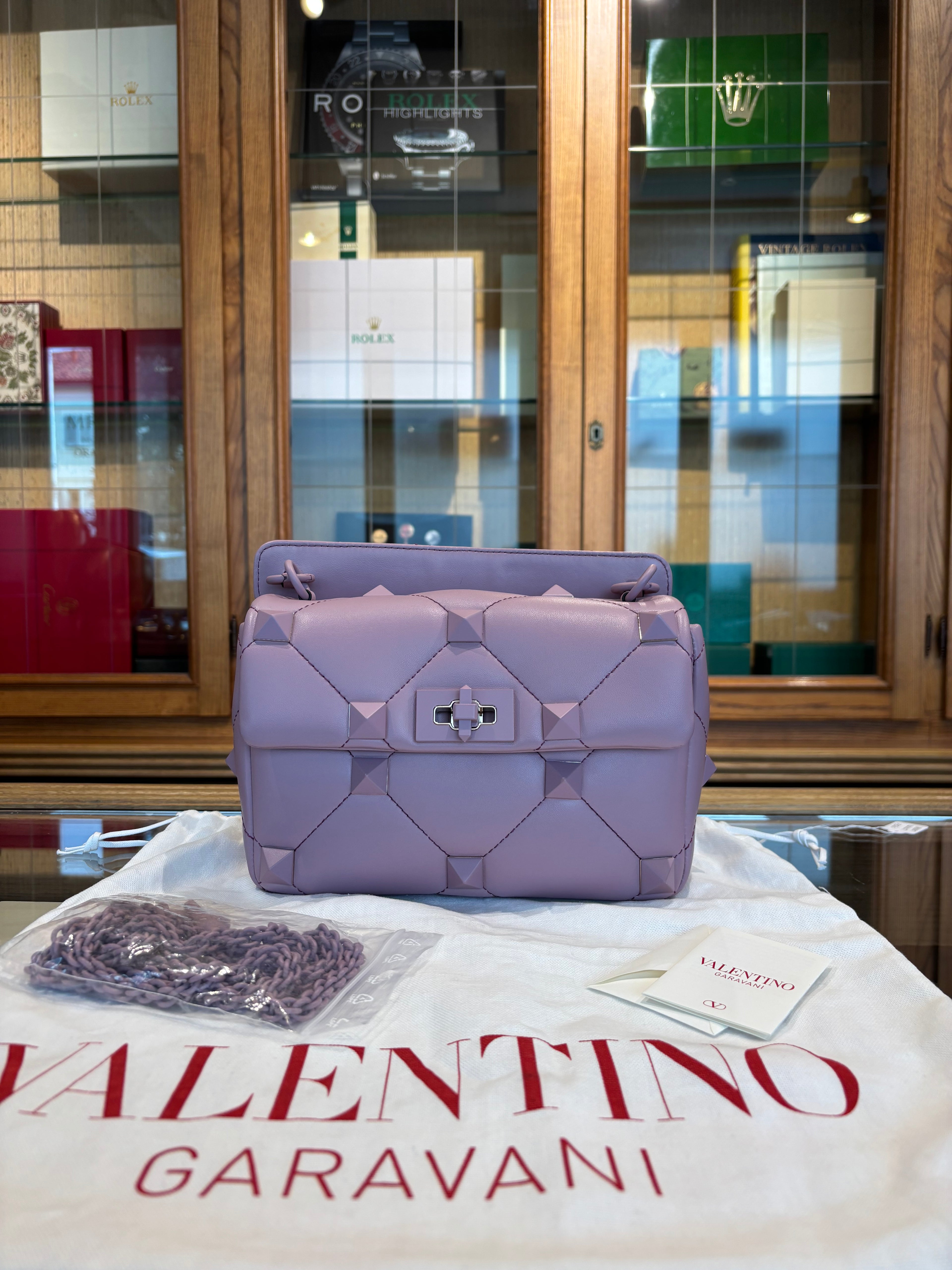 Valentino rockstud rosa/lilla