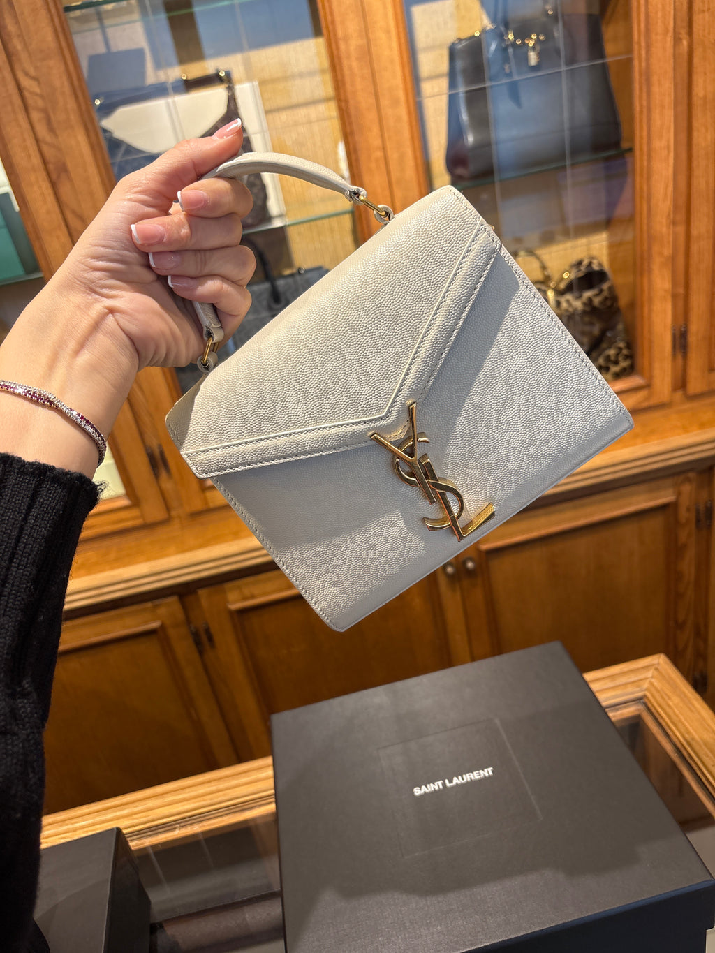 Ysl Cassandra bianca