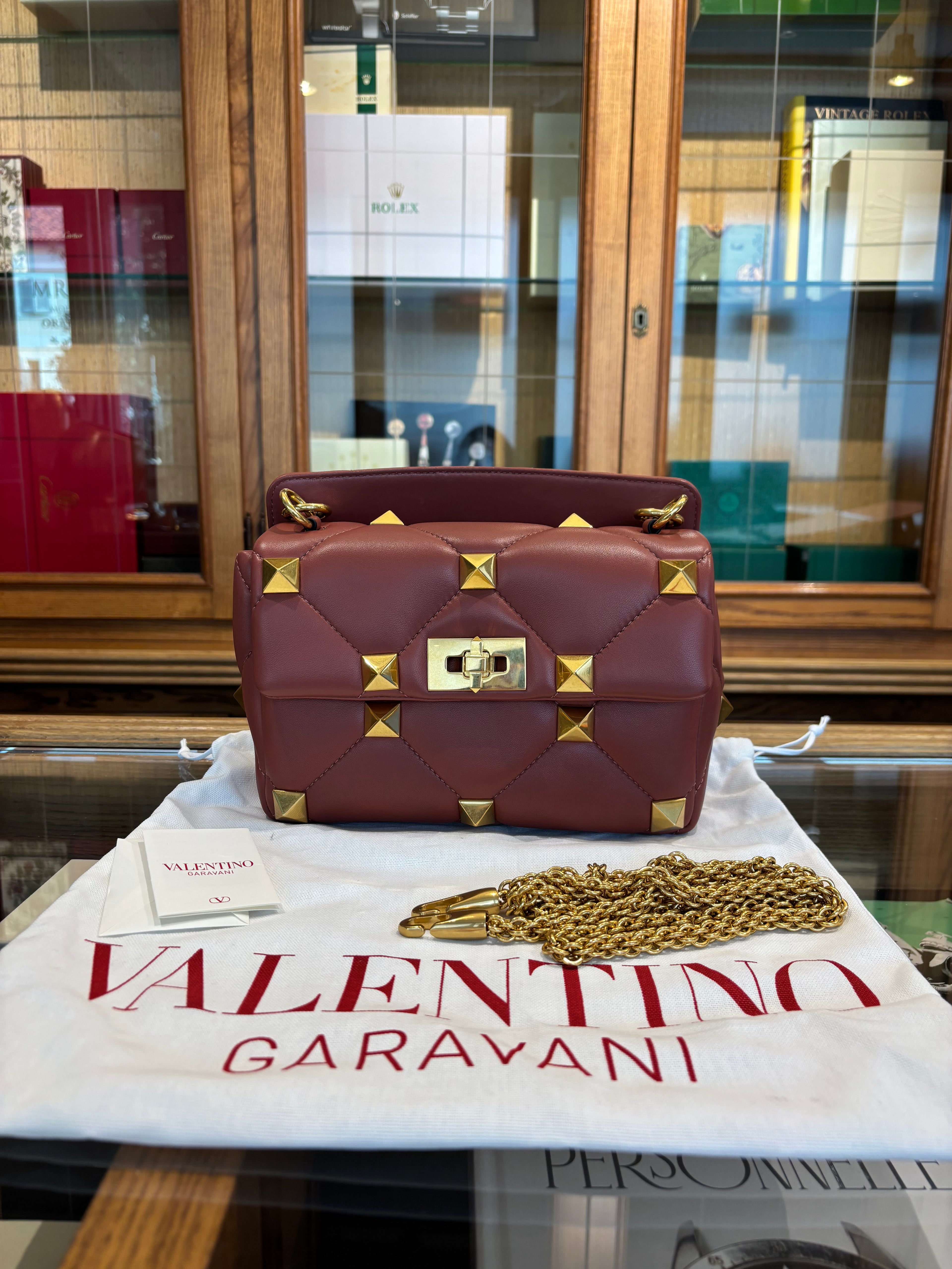 Valentino rockstud color mattone