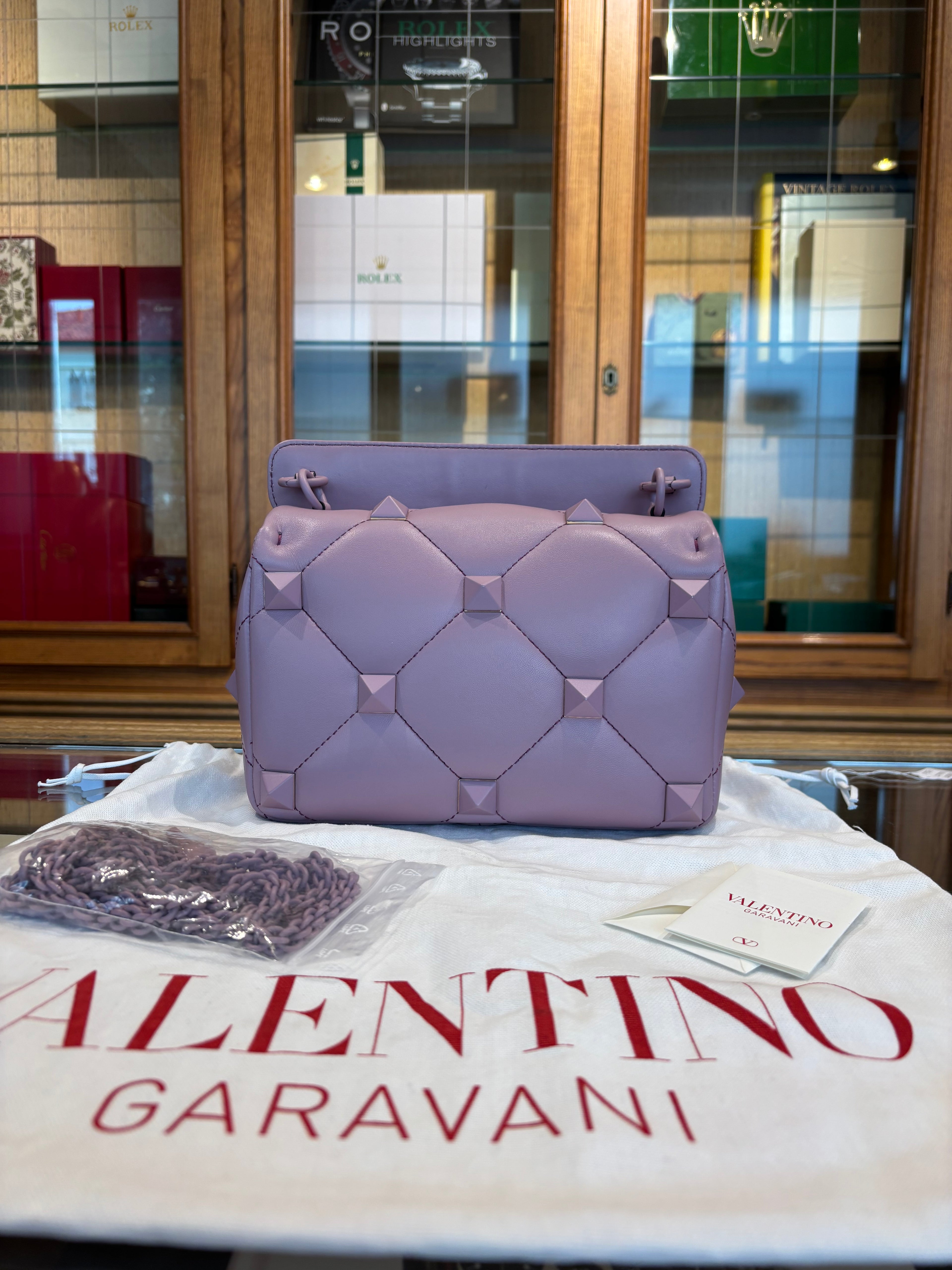 Valentino rockstud rosa/lilla