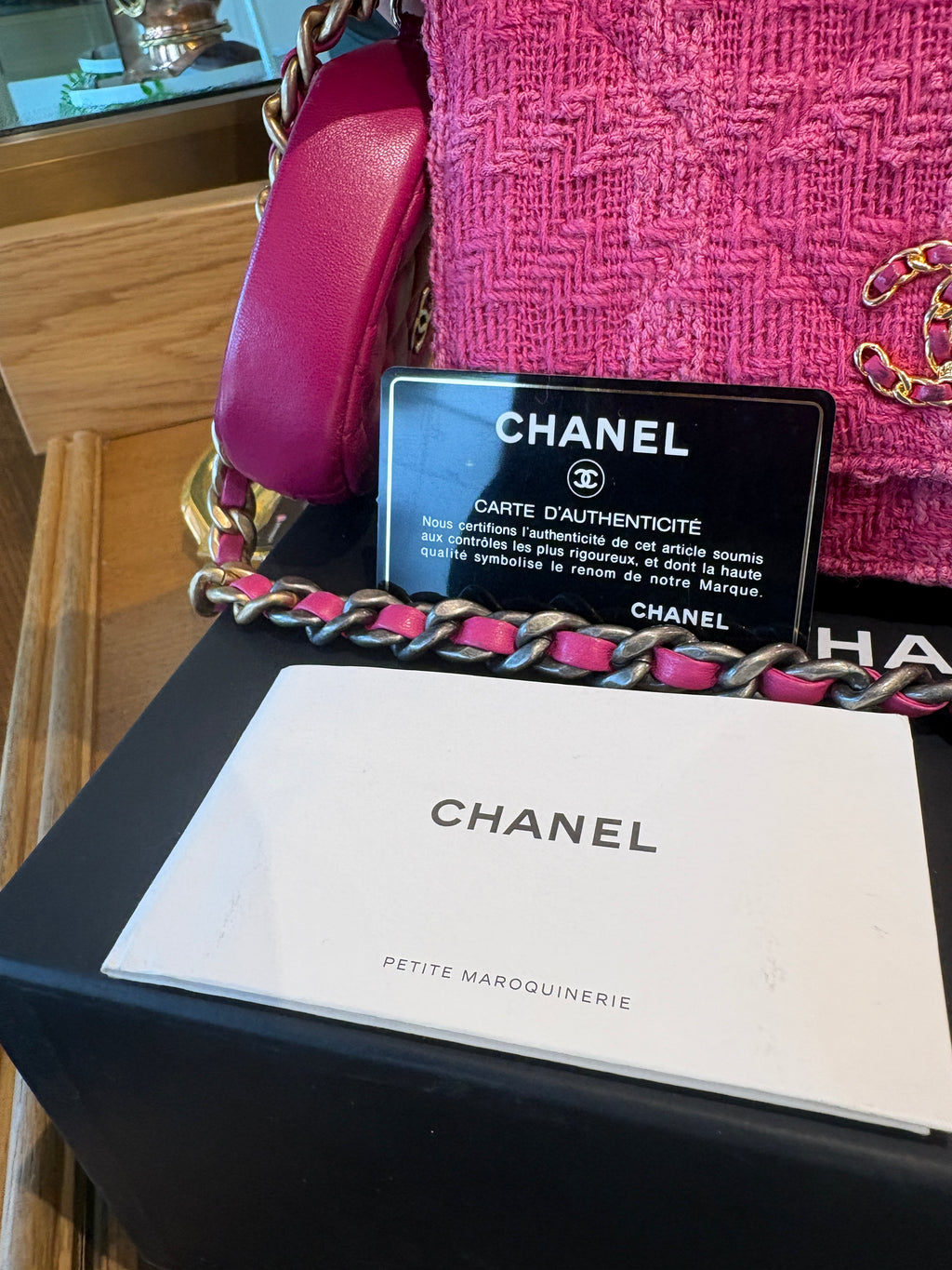 Chanel 19 Wallet on Chain