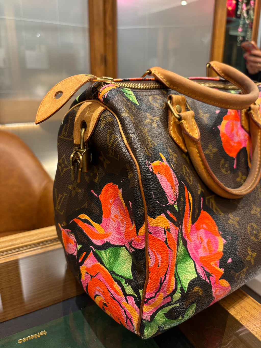 Louis Vuitton Speedy 30 Monogram Roses