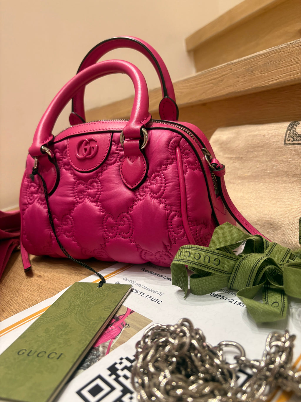 Mini Gucci con doppia tracolla