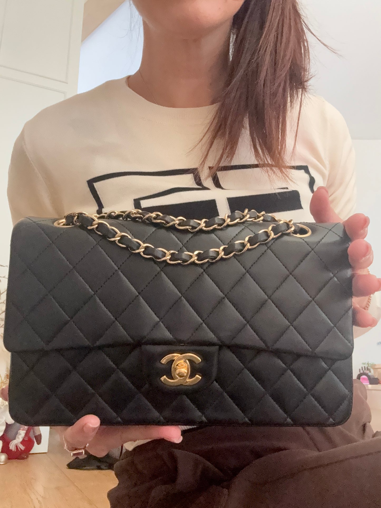 Chanel classica minuteria oro