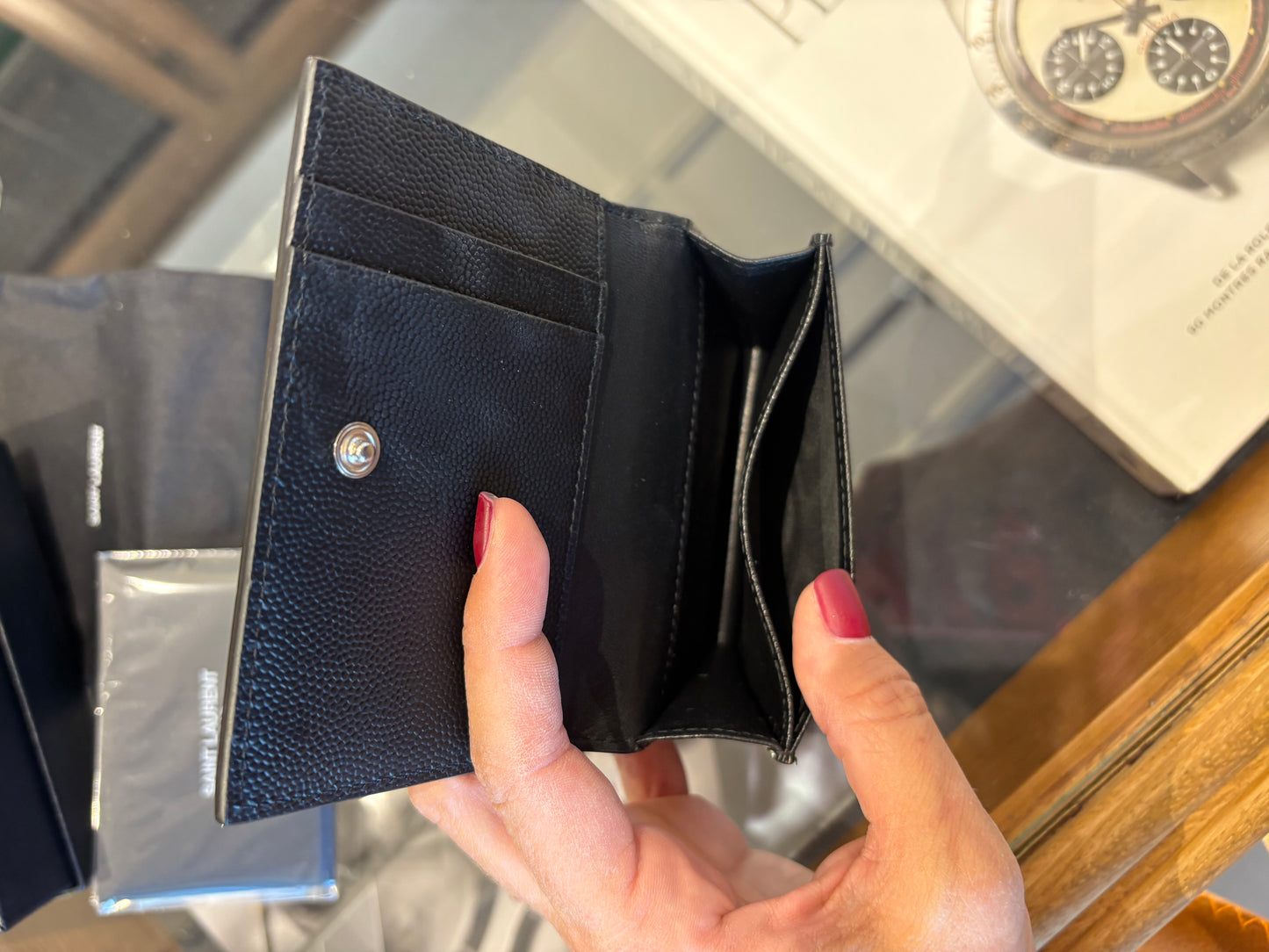 Portafoglio mini YSL