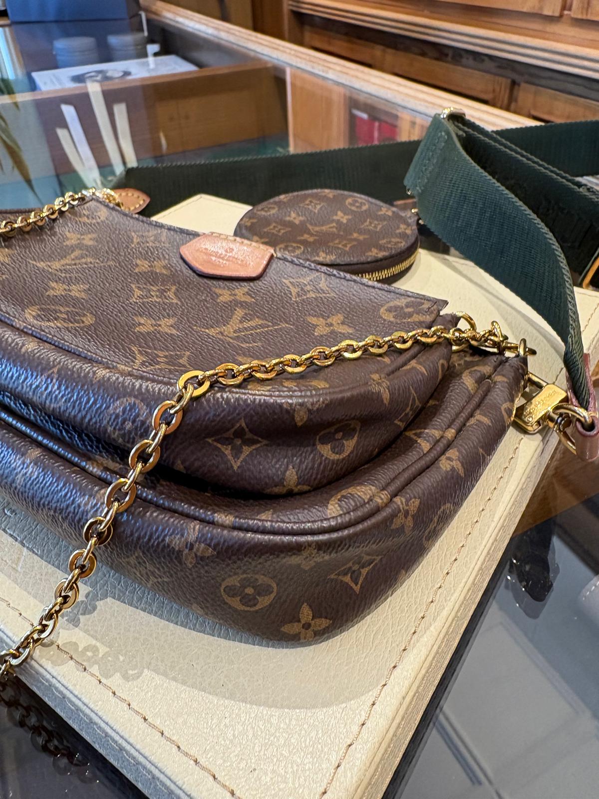 LV MULTIPOCHETTE tracolla verde