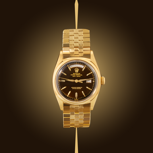 ROLEX ORO Q MARRONE